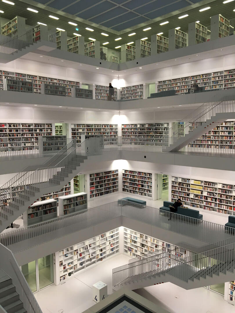 multi leveled library